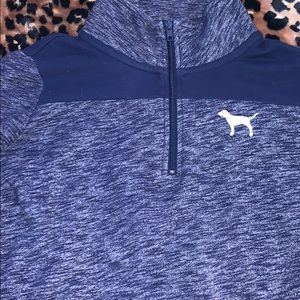 PINK half zip pullover